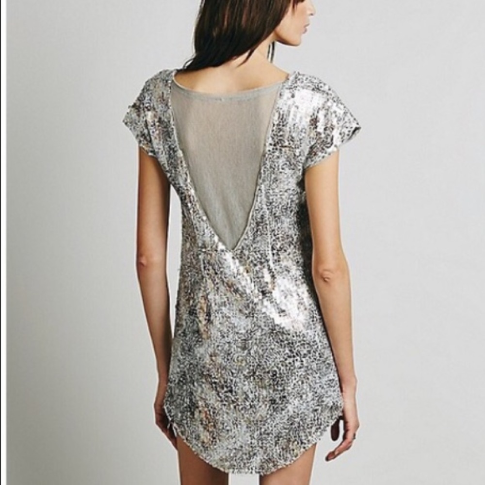NWT Free People Sequin Dress - Picture 5 of 5